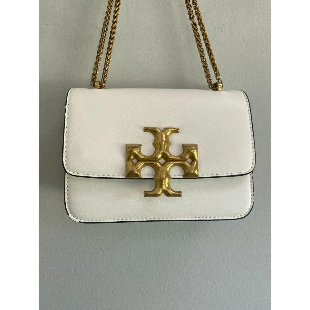 Tory Burch Small Leather Shoulder Bag White Crossbody/ Shoulder Bag